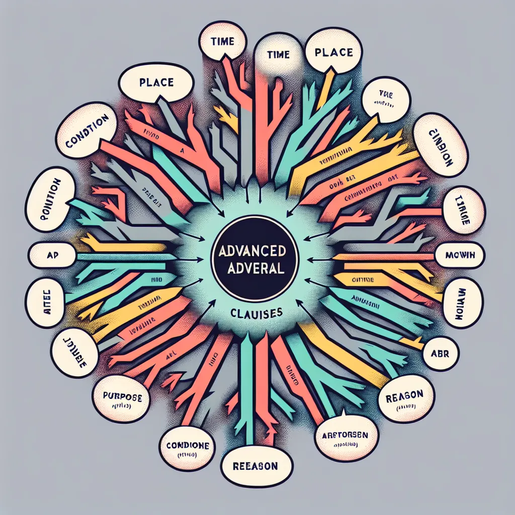 Advanced Adverbial Clauses Diagram