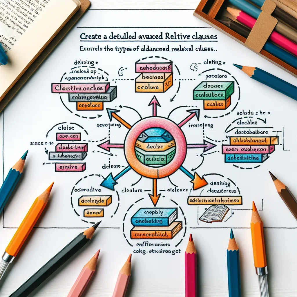 Advanced Relative Clauses Diagram