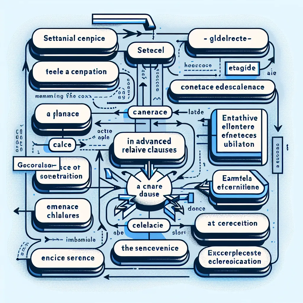 Advanced Relative Clauses Diagram