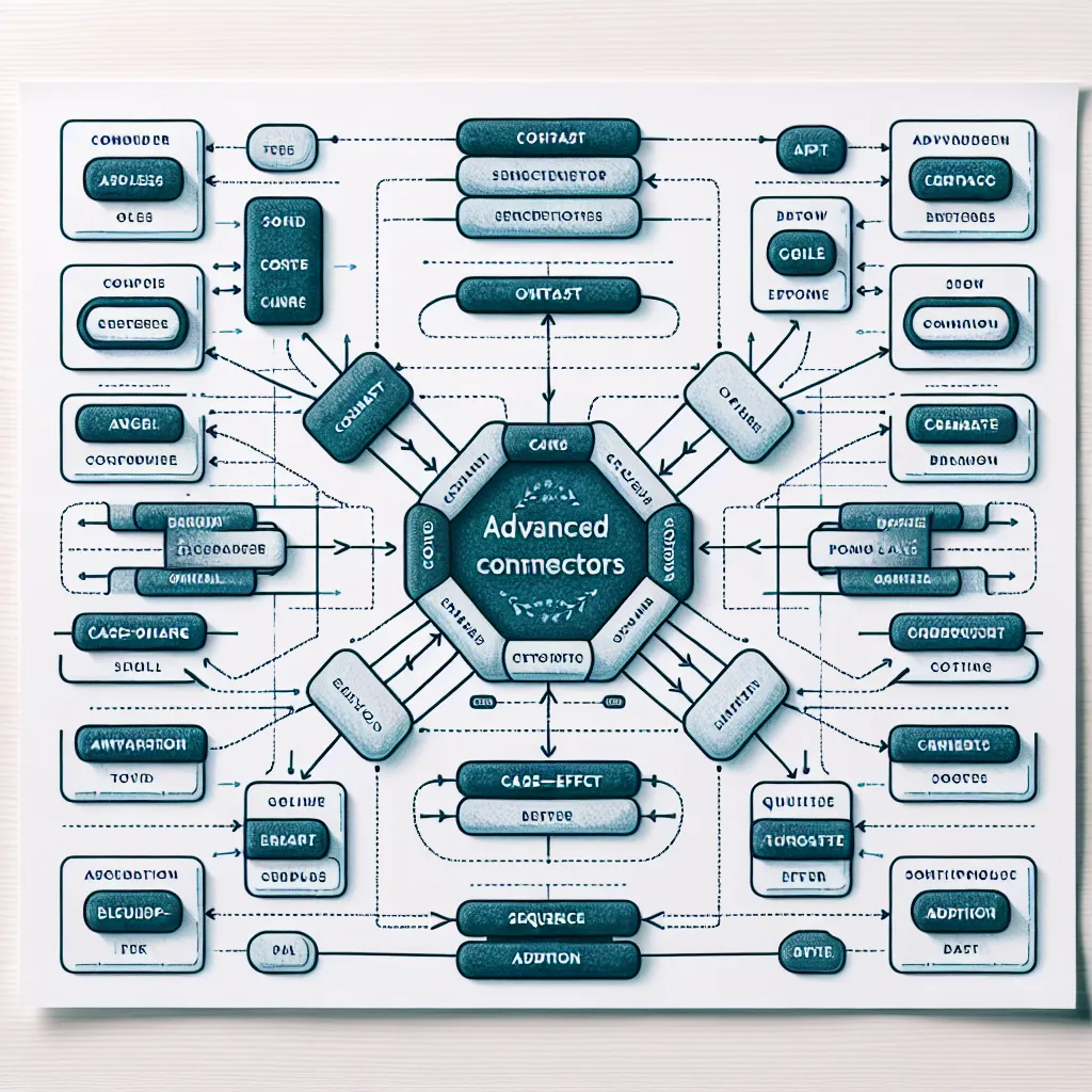 Advanced sentence connectors diagram