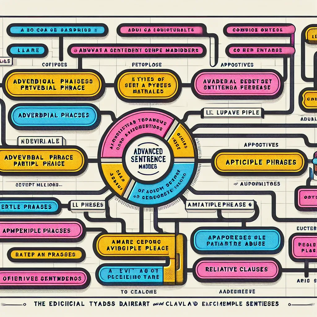 Advanced Sentence Modifiers Diagram