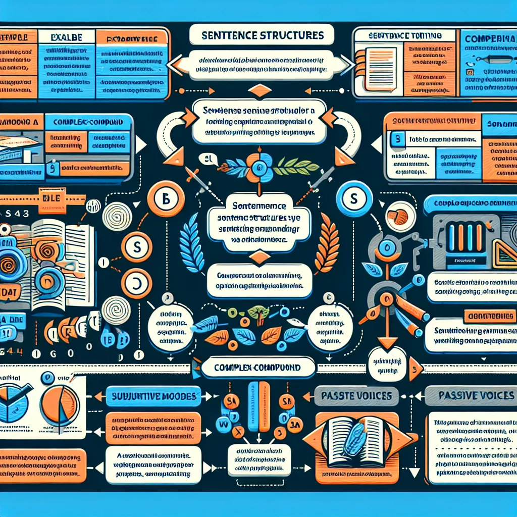 Advanced sentence structures in professional writing