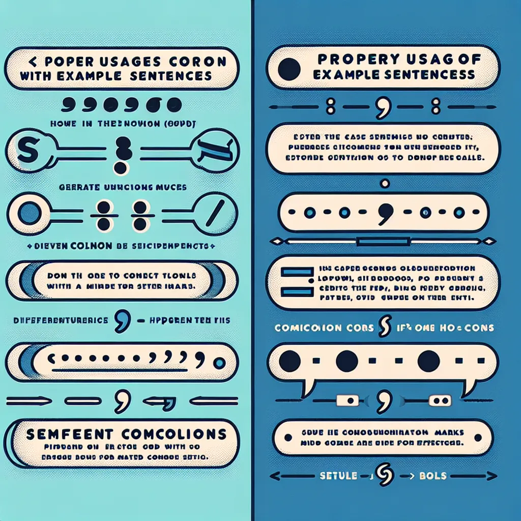 Colon vs Semicolon Usage