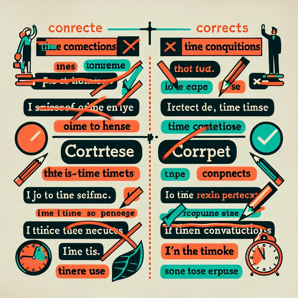 Common Mistakes with Time Conjunctions