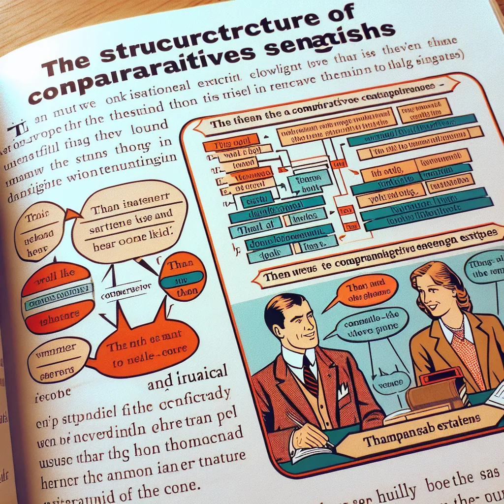 Comparative sentence structure