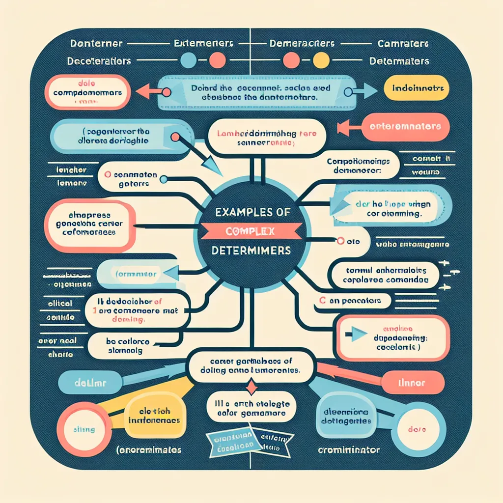 Complex determiners in English