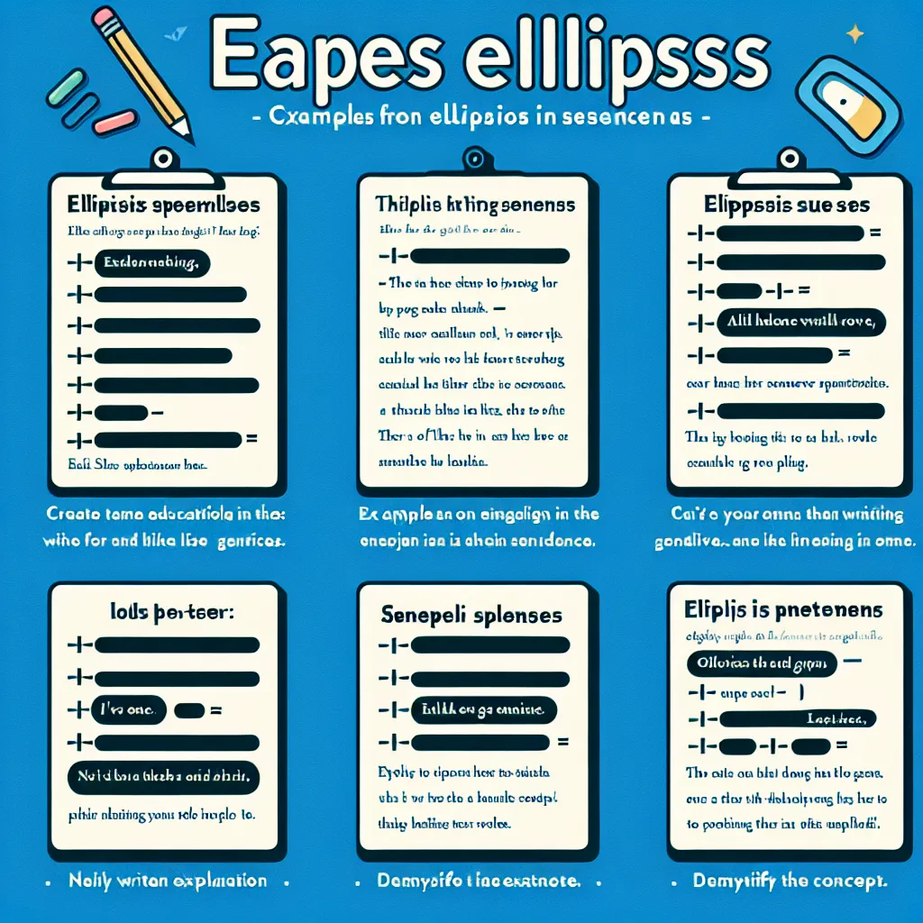 Ellipsis punctuation example