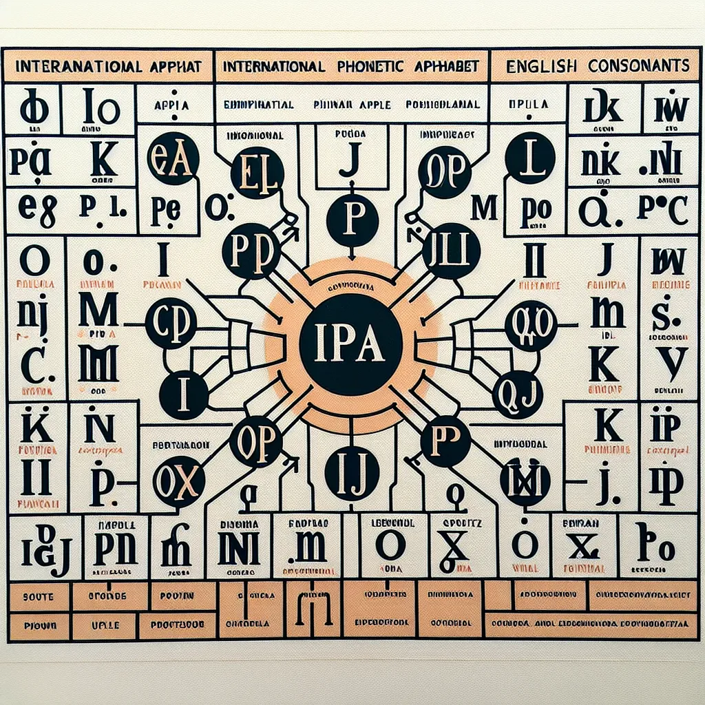 English Consonant Chart