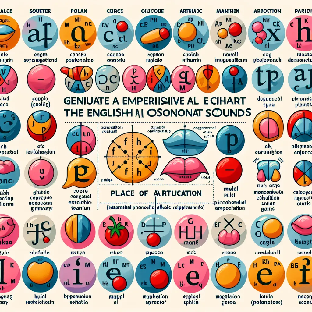 English Consonant Chart