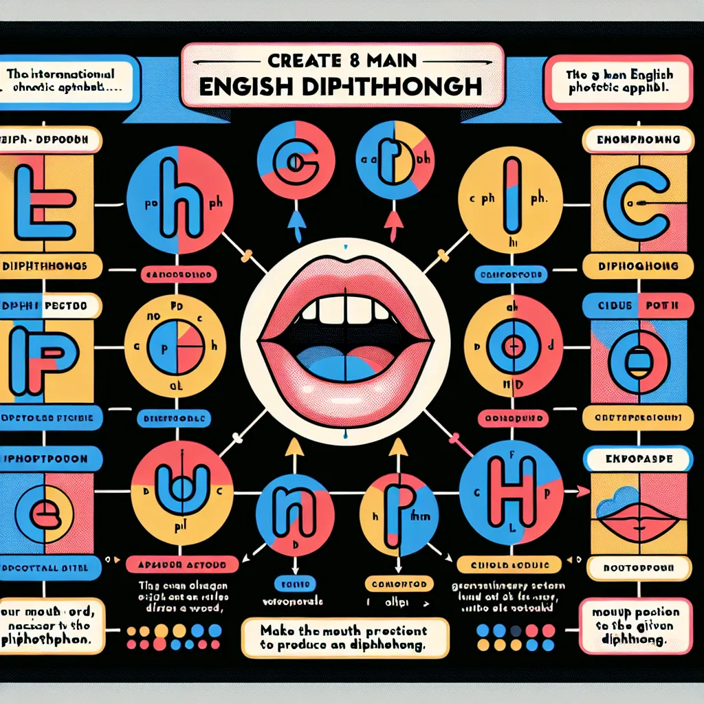 English Diphthongs Chart