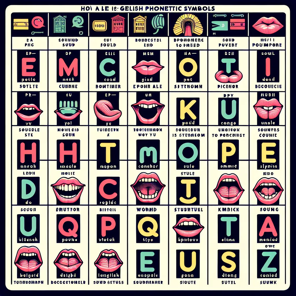 English Phonetics Chart