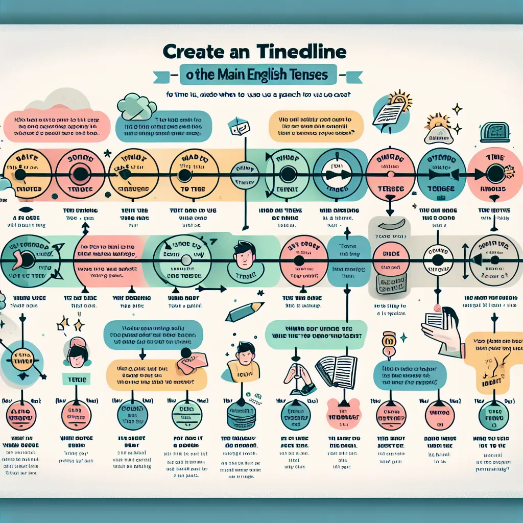 English Tense Timeline