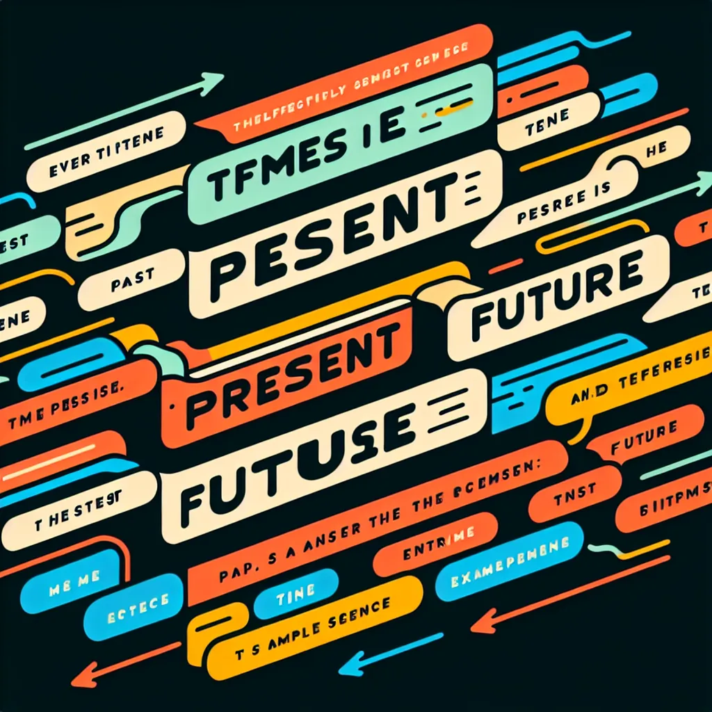 English Tenses Timeline