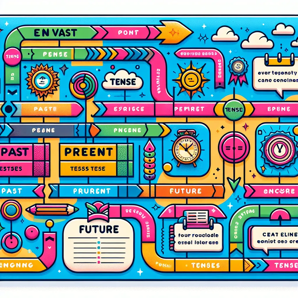 English Tenses Timeline