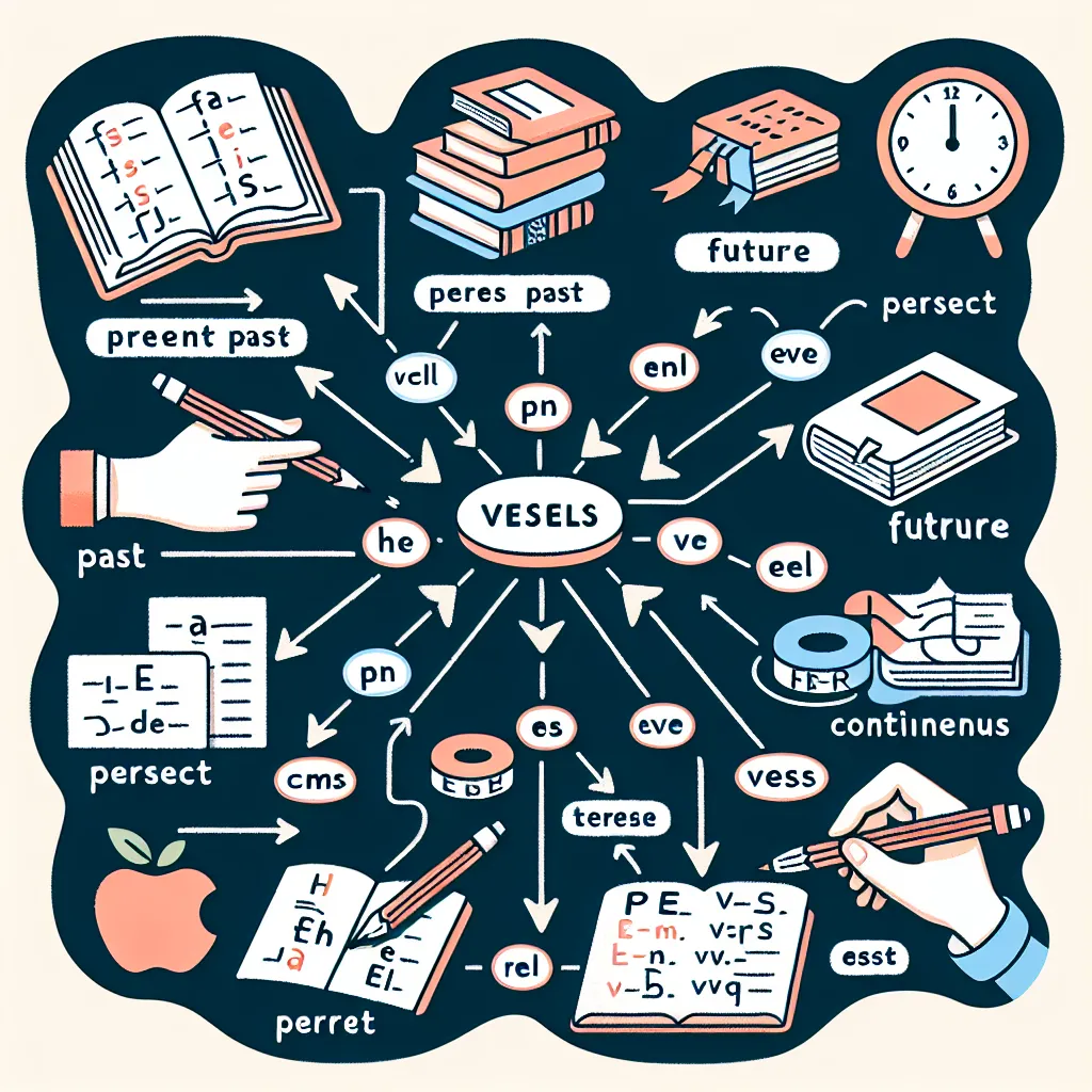 English Verb Forms Diagram