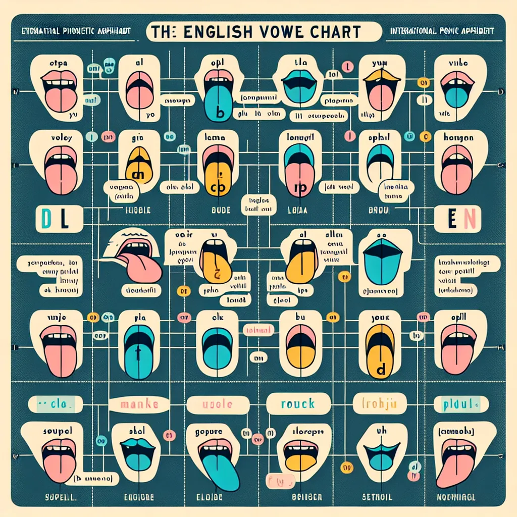 English Vowel Chart Diagram