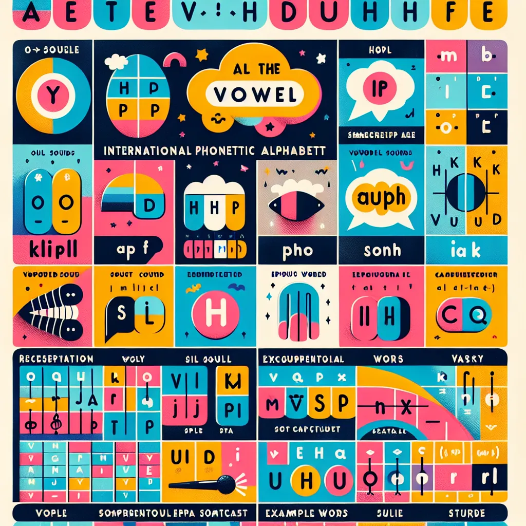 English Vowel Chart