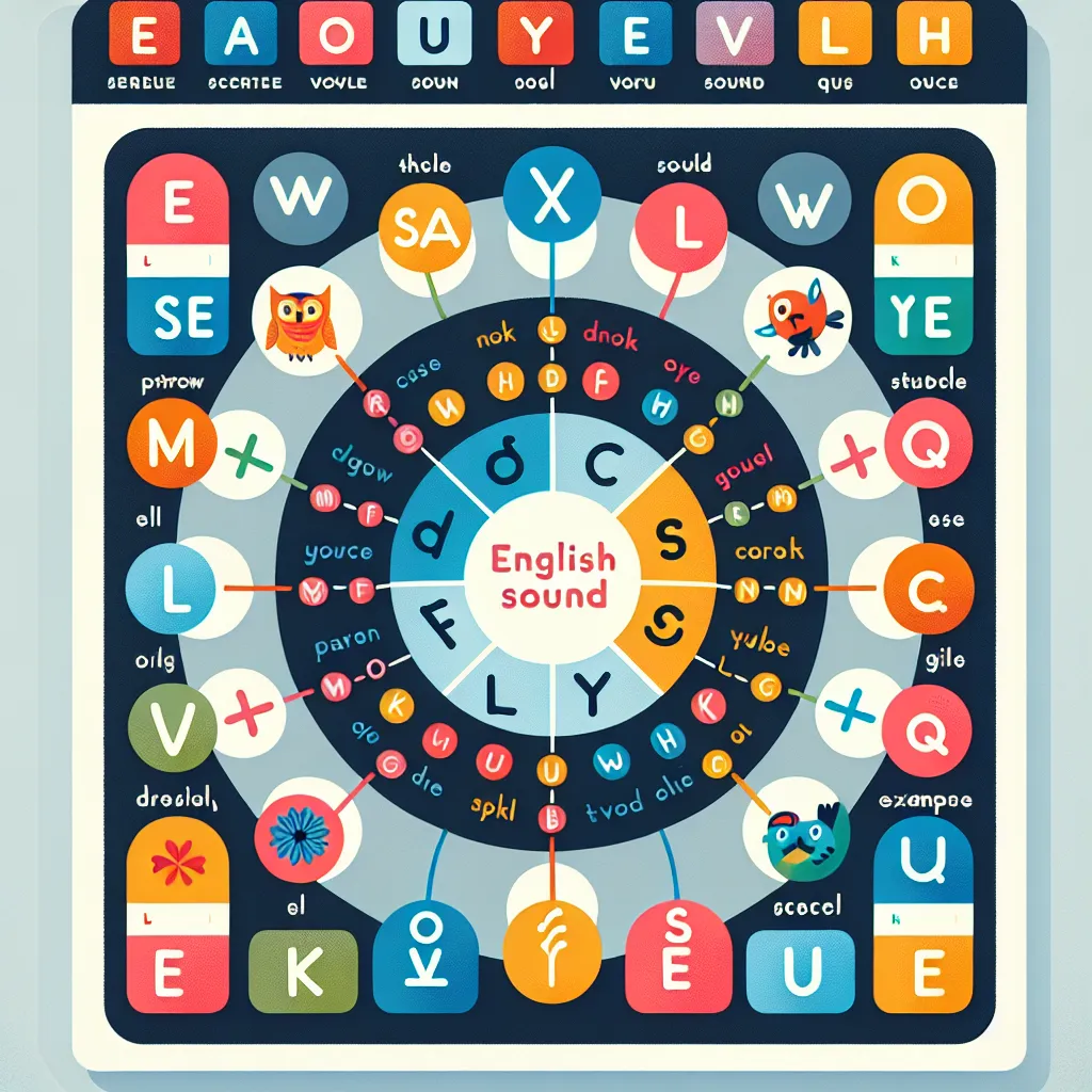 English Vowel Sounds Chart