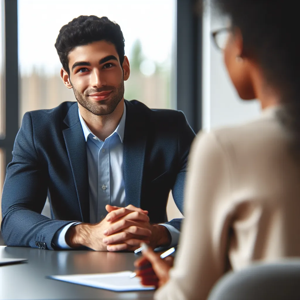 Confident Job Interview