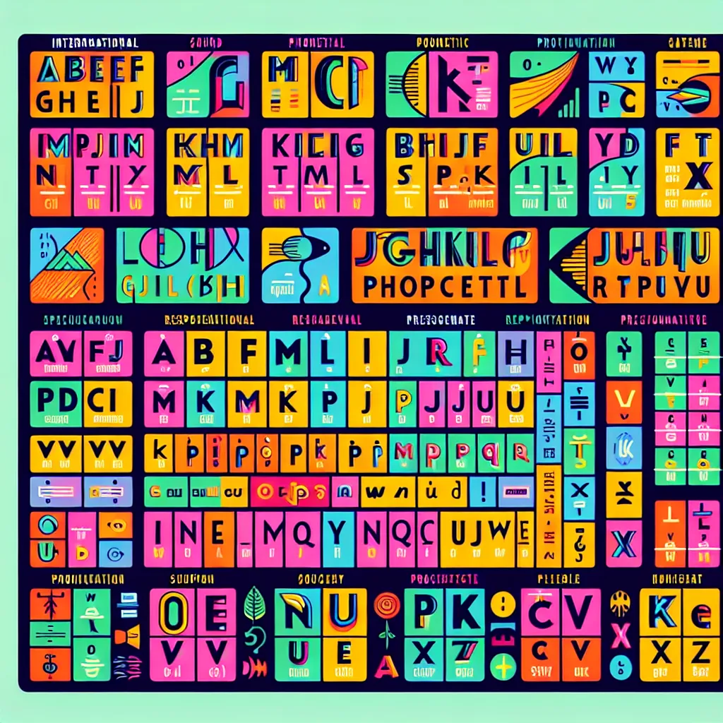 International Phonetic Alphabet chart