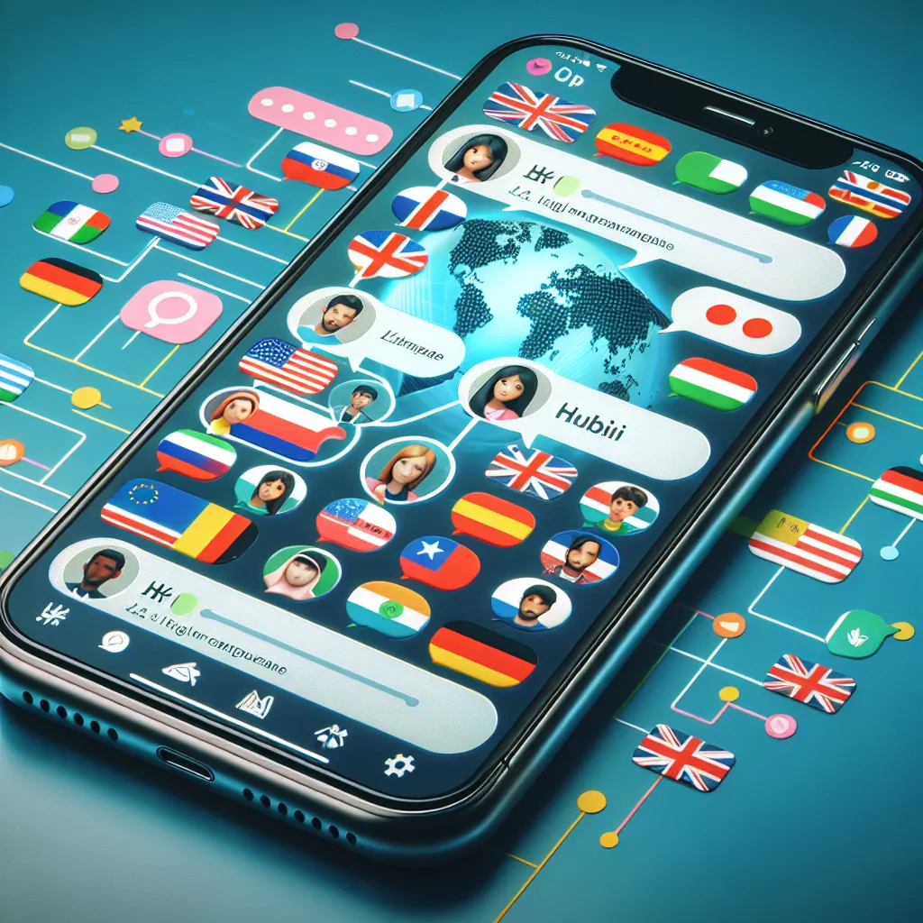 Language Exchange App Interface