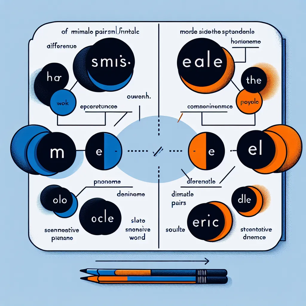 English Minimal Pairs Concept