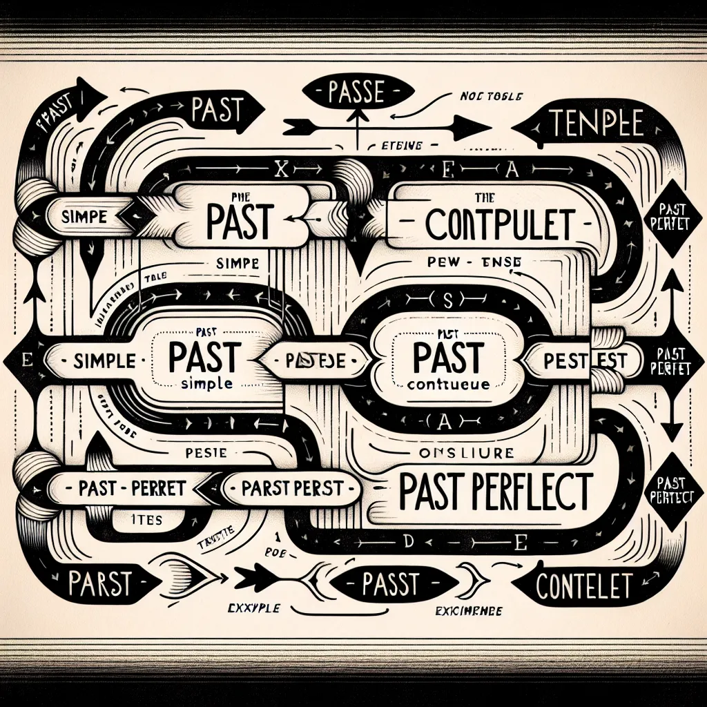 Narrative Tenses Diagram