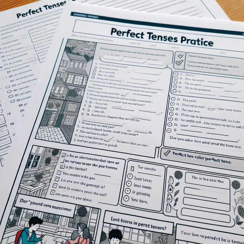 Perfect Tenses Exercise