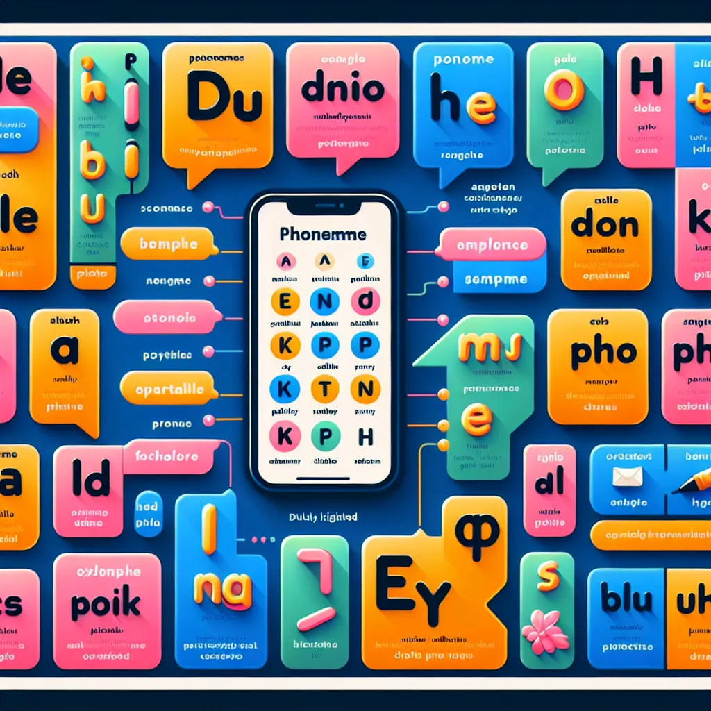 Phonemic chart for English pronunciation