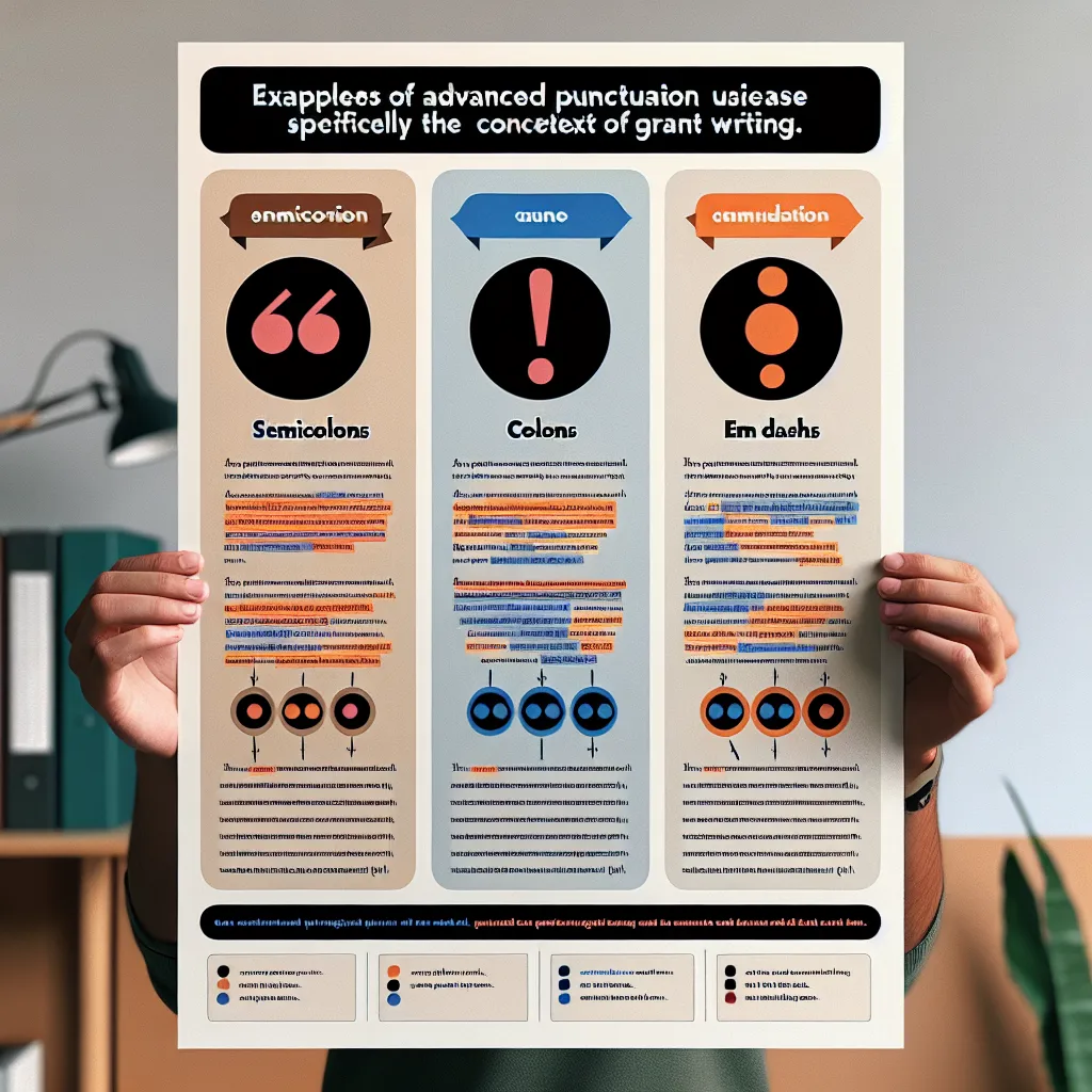 Advanced Punctuation in Grant Writing