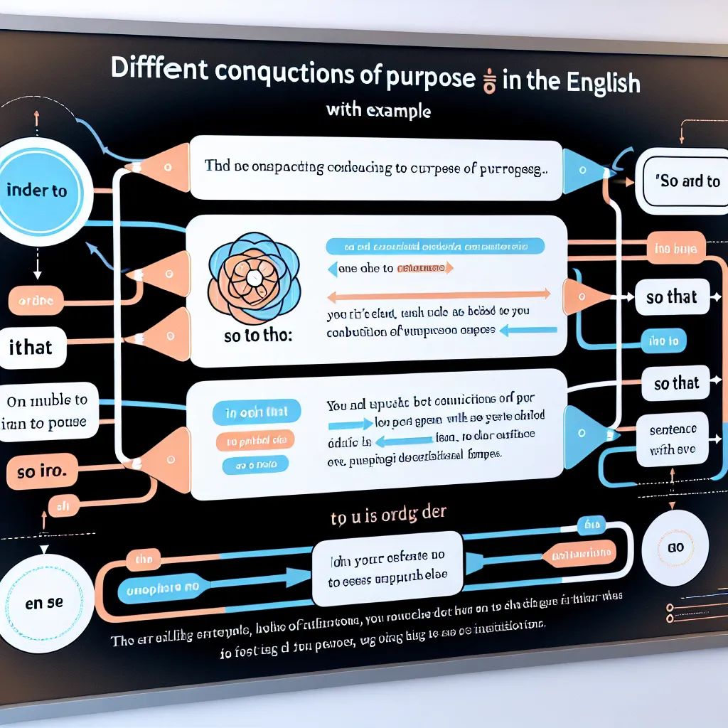 Purpose Conjunctions Diagram