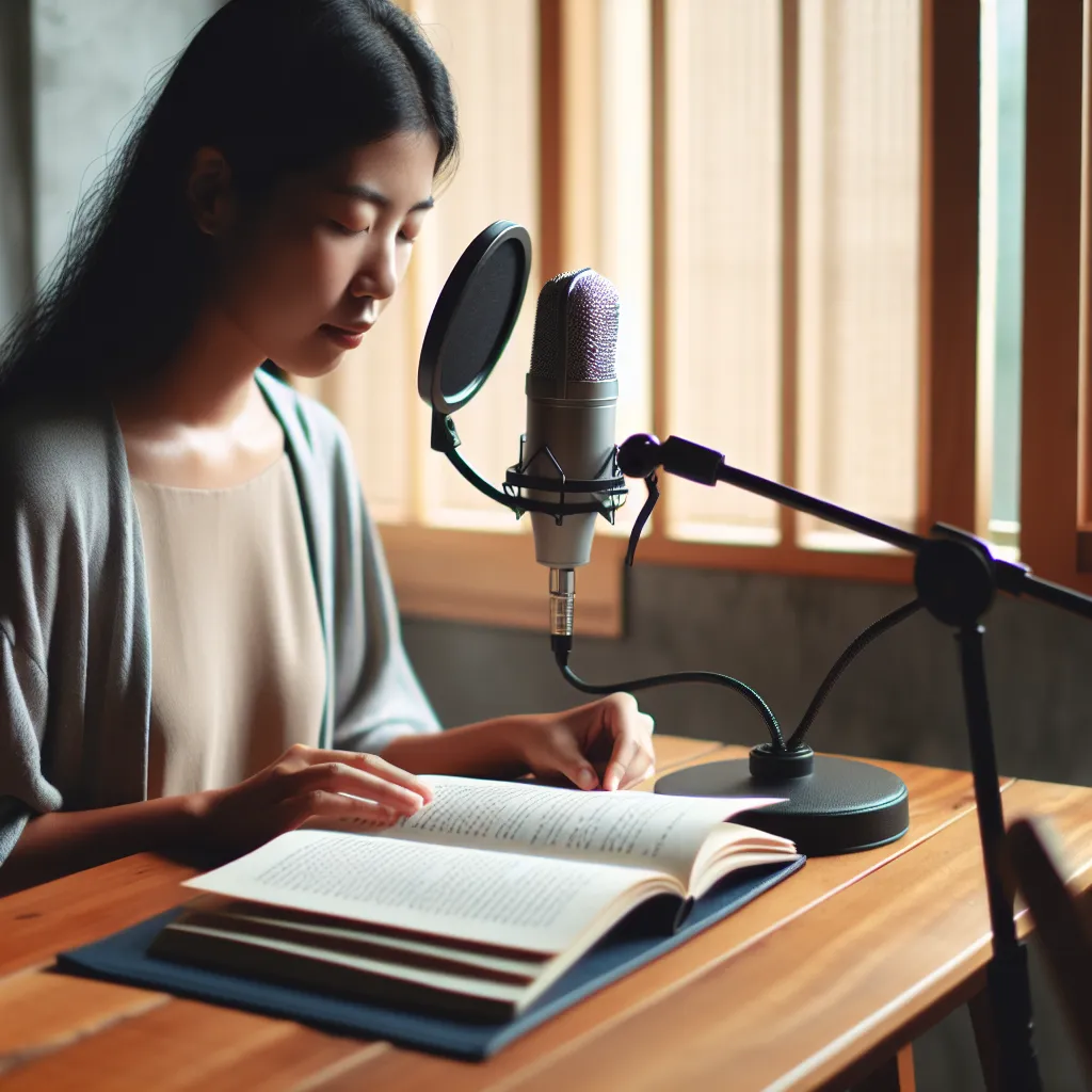 English learner reading aloud