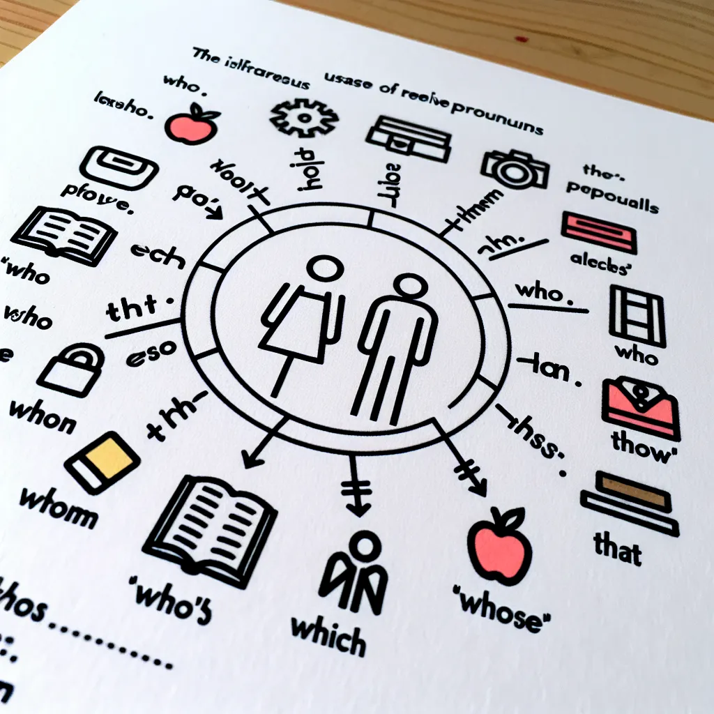 Relative Pronouns Diagram