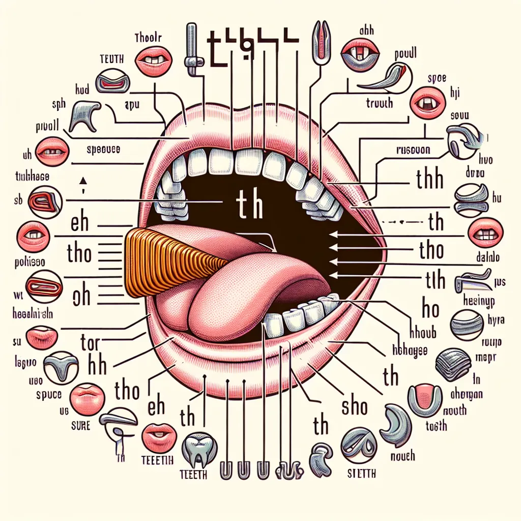 English TH Sound Diagram