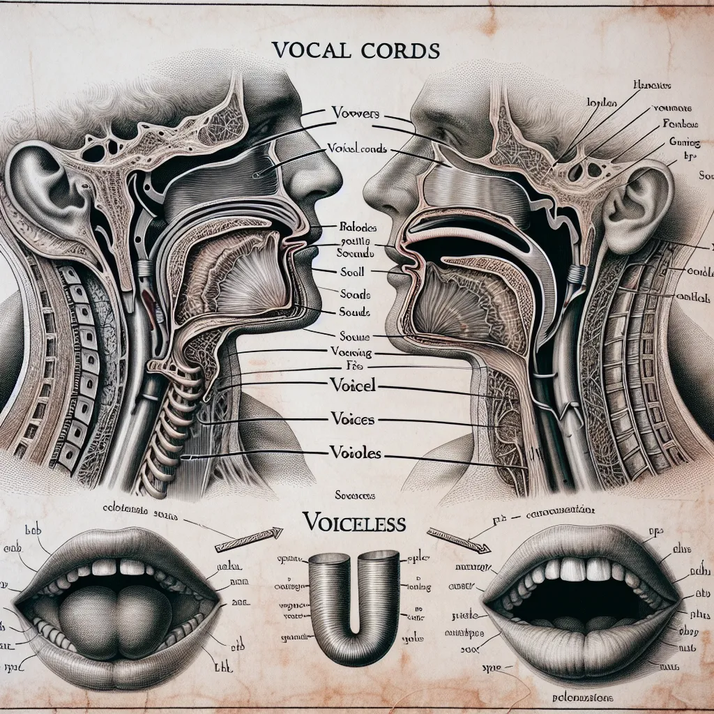 Voiced and Voiceless Sounds Diagram