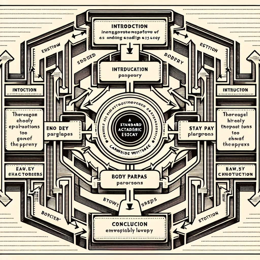 Cambridge essay structure diagram