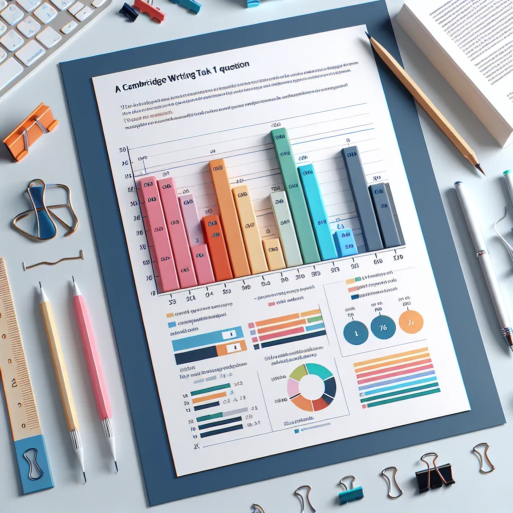 Cambridge Writing Task 1 Bar Chart