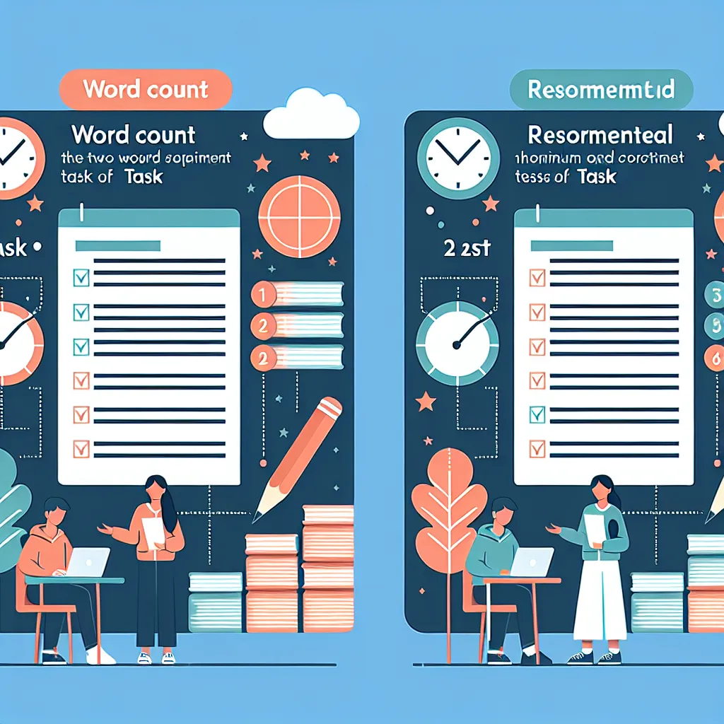 IELTS essay word count requirements