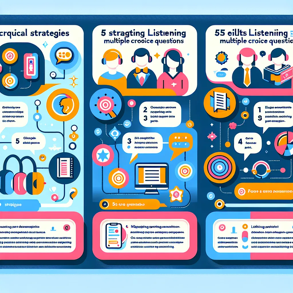 IELTS Listening Strategy Infographic