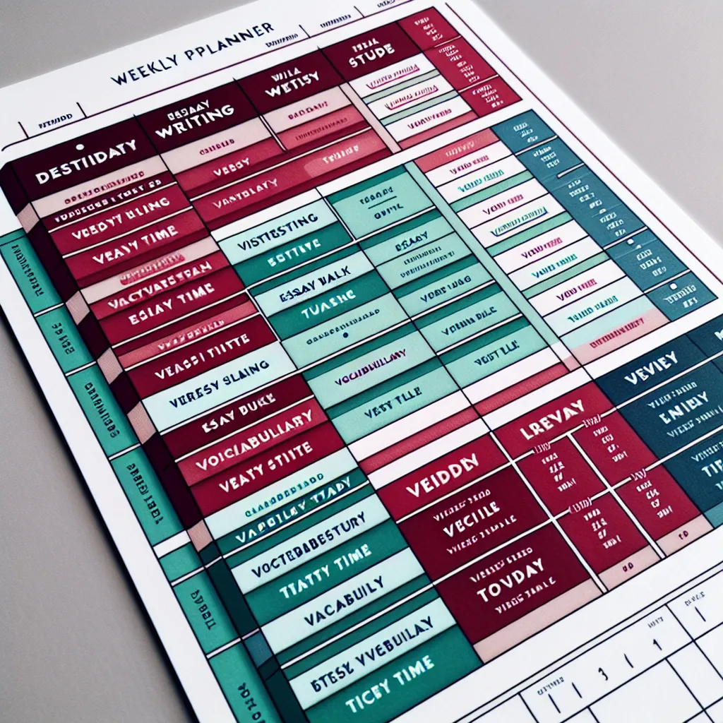 IELTS Practice Schedule