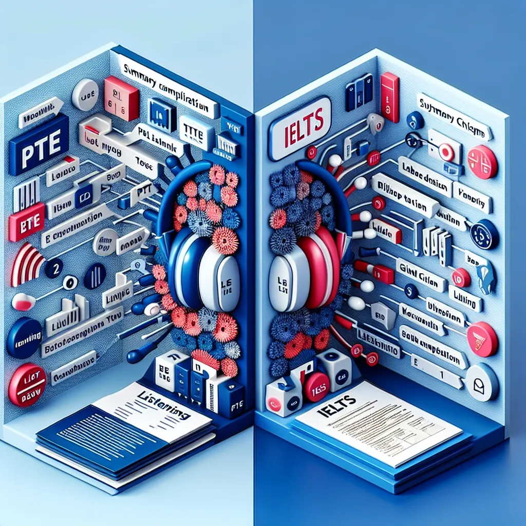 PTE vs IELTS Listening Comparison