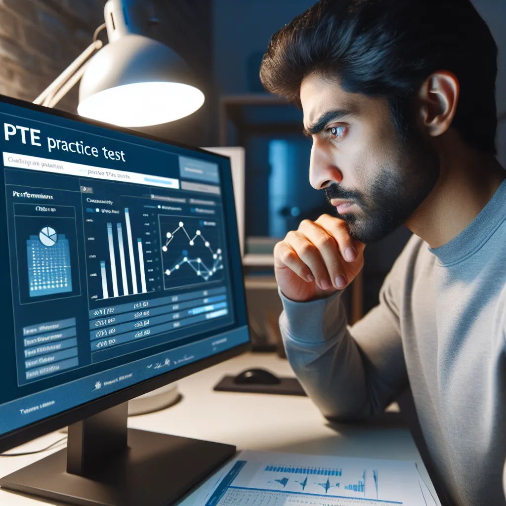 PTE practice test result analysis