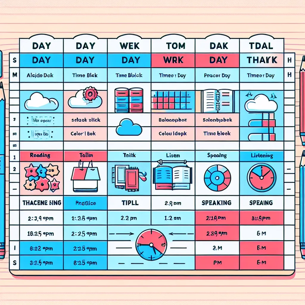 PTE Study Plan Template