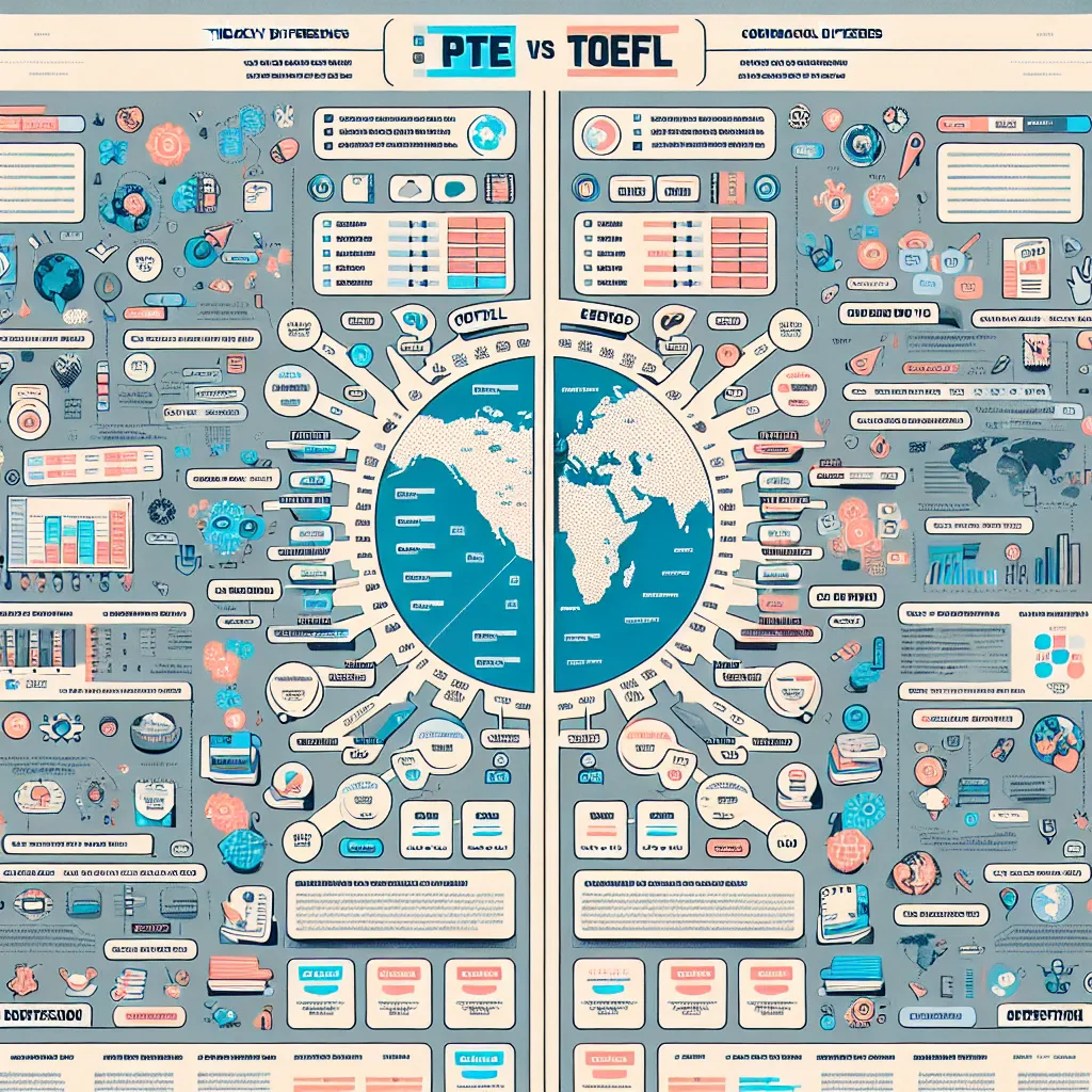PTE vs TOEFL Comparison Chart