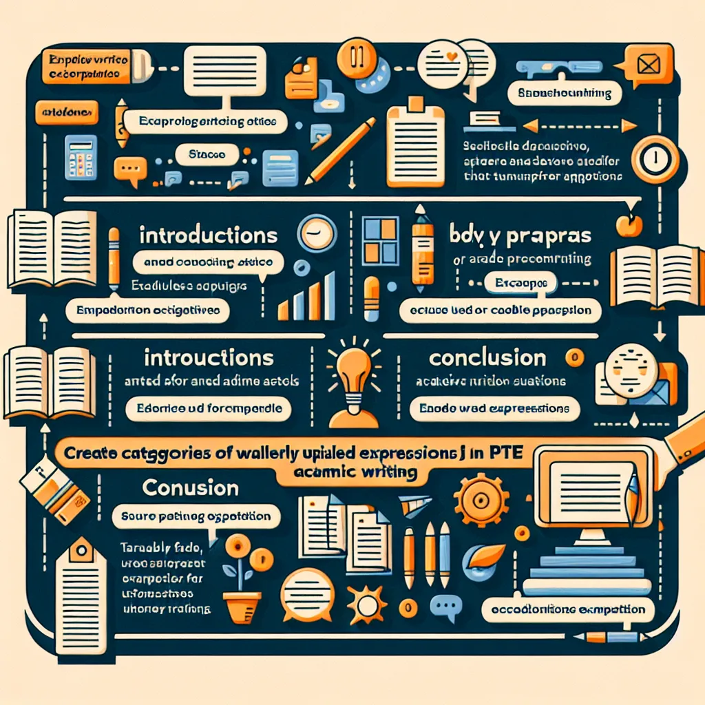 Common PTE Writing Phrases