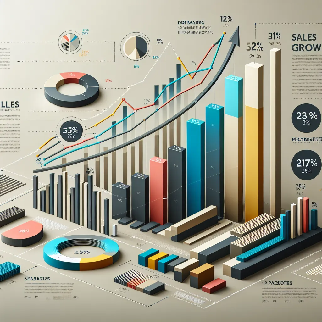 Sales achievements chart