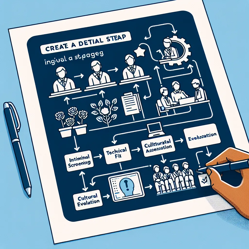 Startup Interview Process Flowchart