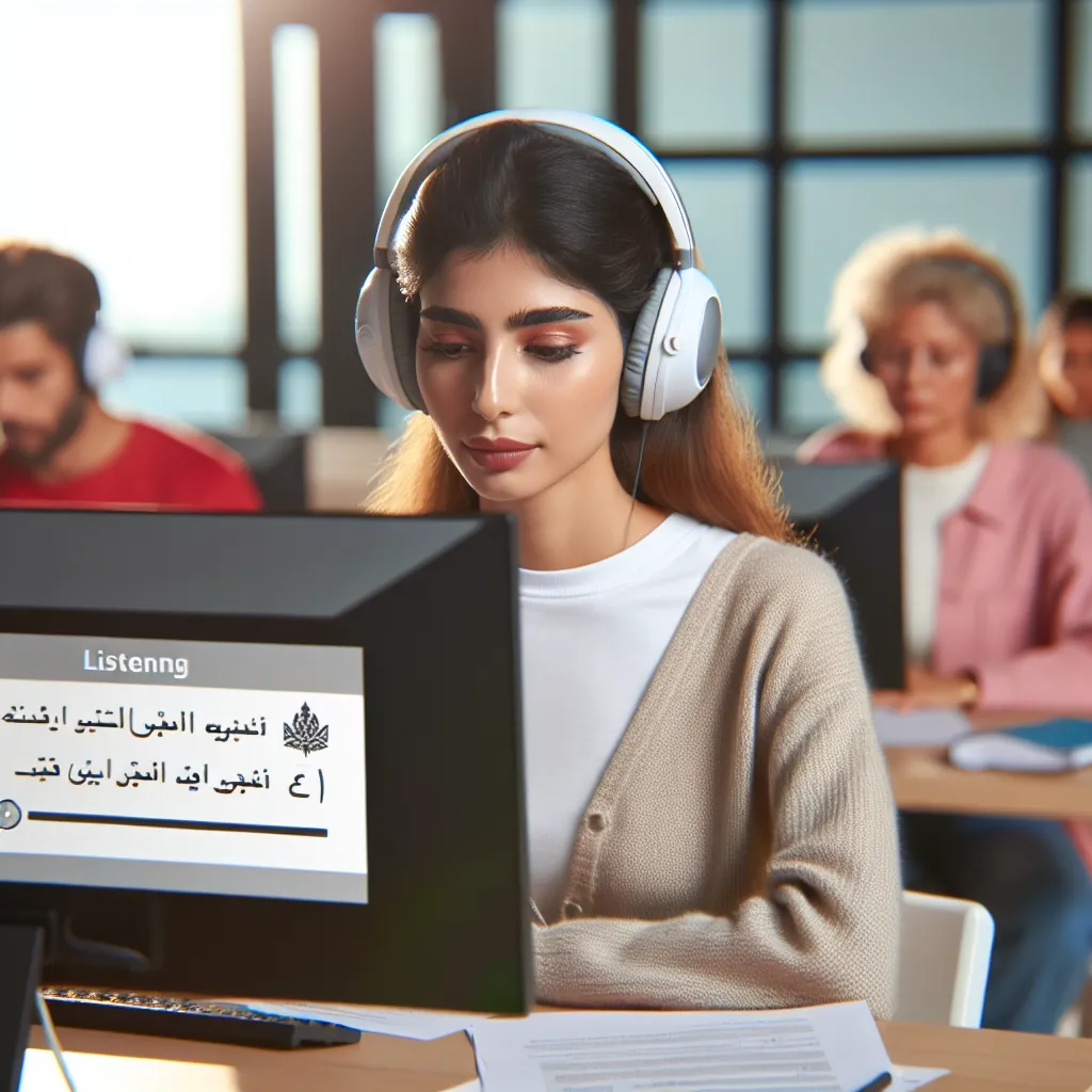 TOEFL Listening Test Setup