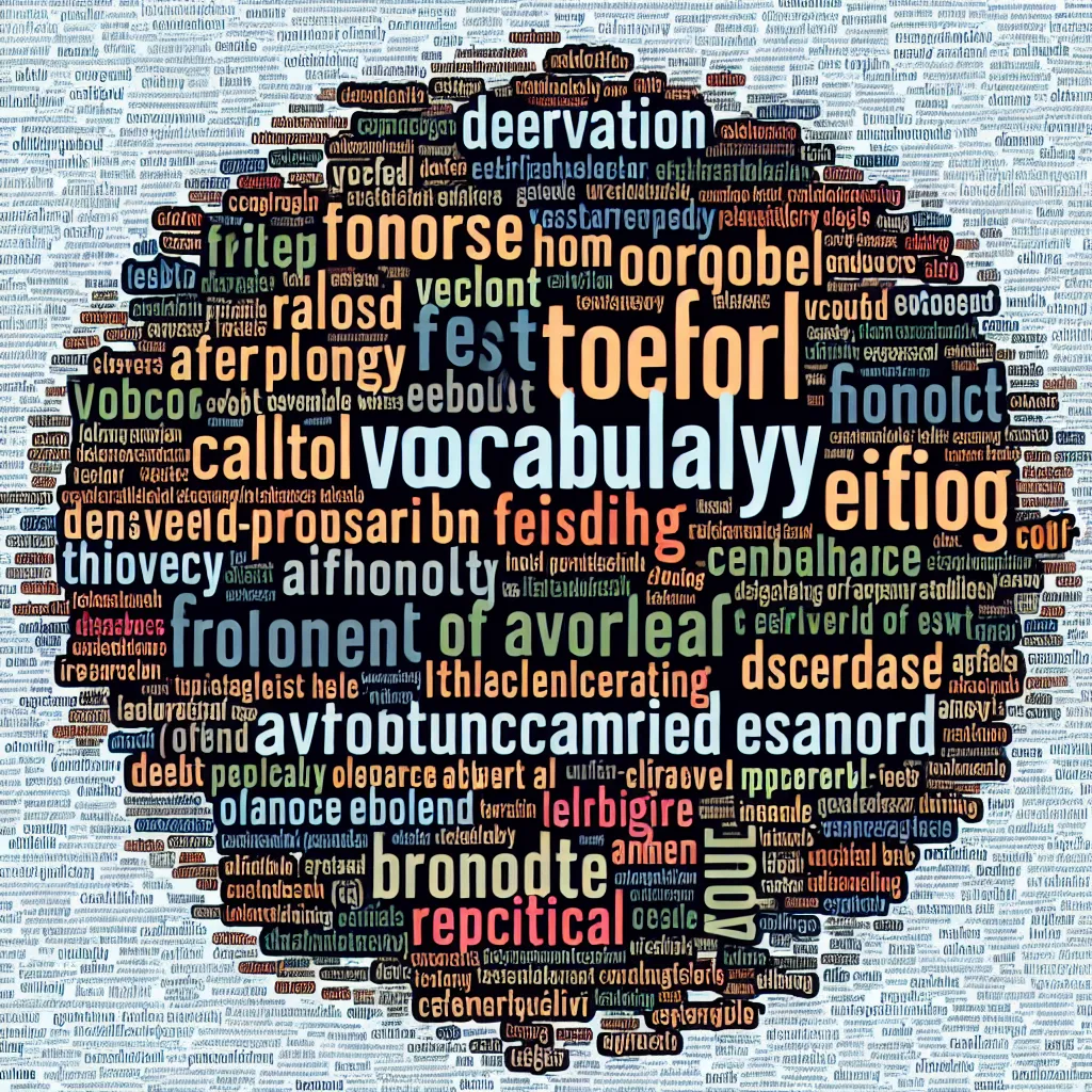 TOEFL Writing Vocabulary