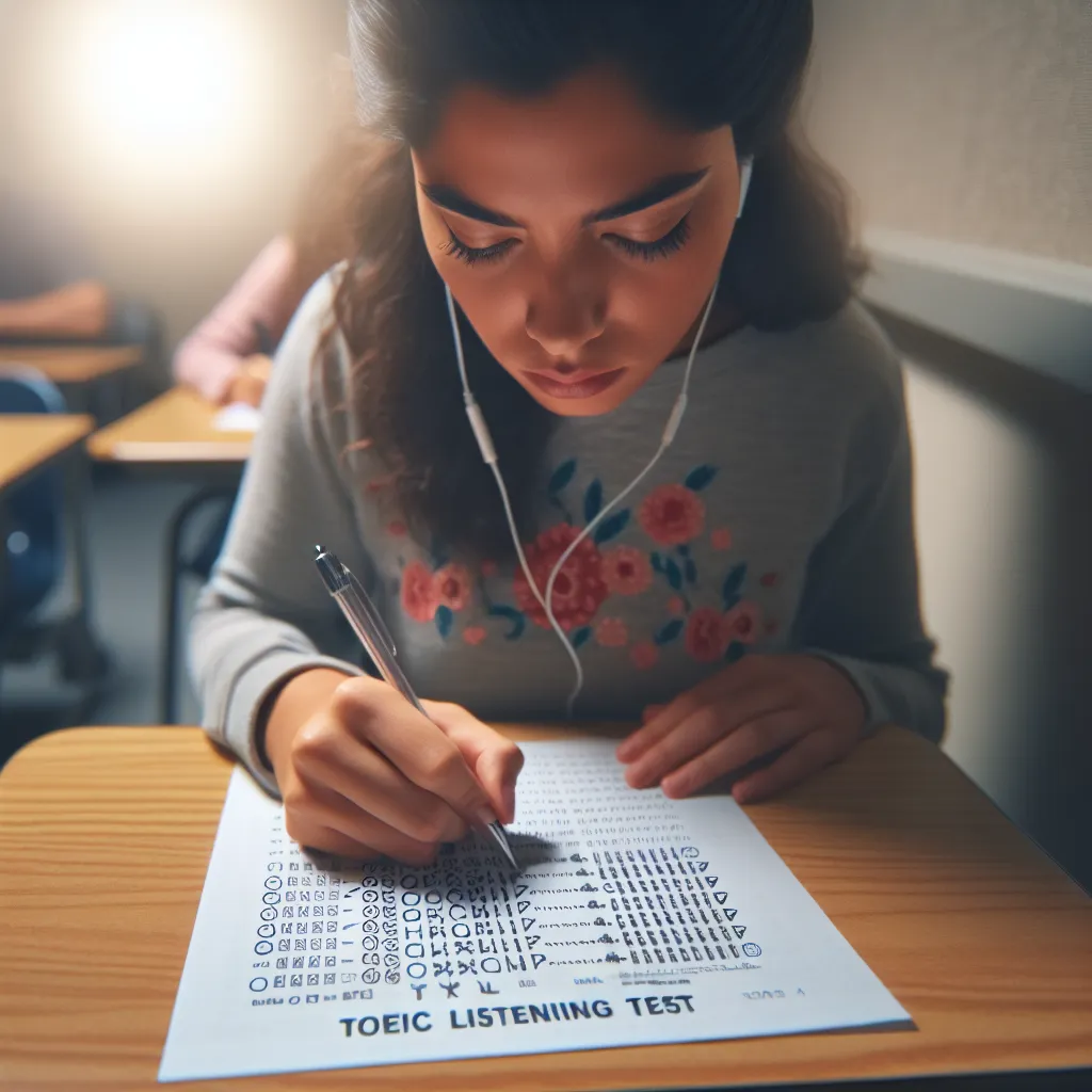 TOEIC Listening Note-Taking Technique